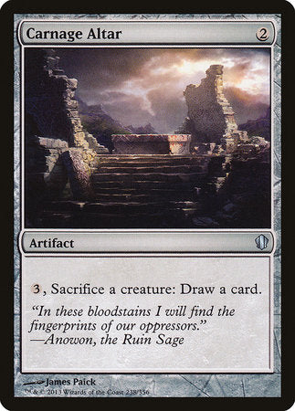 Carnage Altar [Commander 2013] | Dumpster Cat Games
