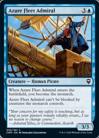 Azure Fleet Admiral [Commander Legends] | Dumpster Cat Games