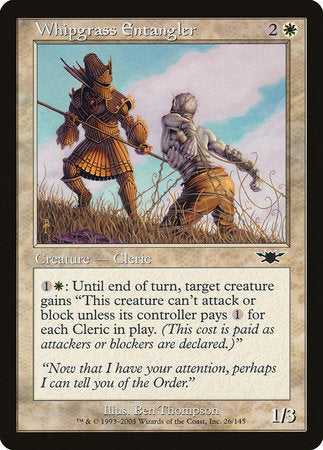 Whipgrass Entangler [Legions] | Dumpster Cat Games