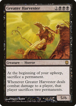 Greater Harvester [Darksteel] | Dumpster Cat Games