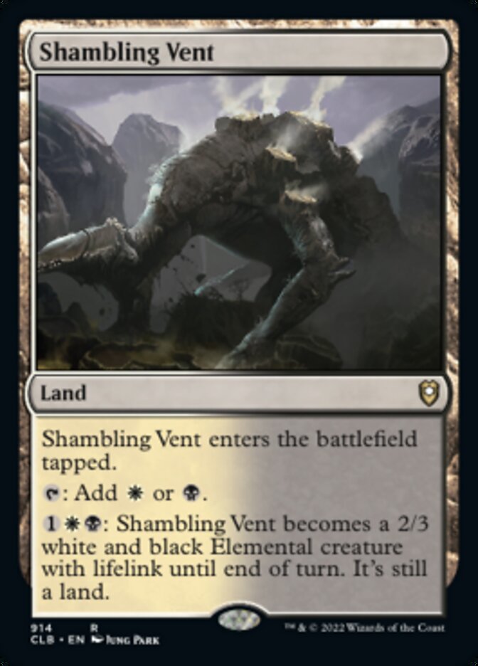 Shambling Vent [Commander Legends: Battle for Baldur's Gate] | Dumpster Cat Games