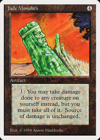 Jade Monolith [Summer Magic / Edgar] | Dumpster Cat Games