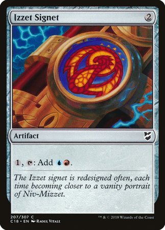 Izzet Signet [Commander 2018] | Dumpster Cat Games