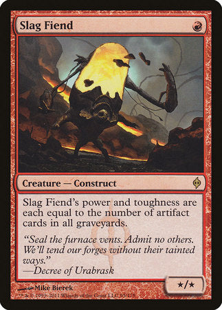 Slag Fiend [New Phyrexia] | Dumpster Cat Games