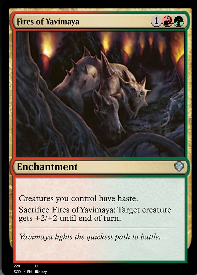 Fires of Yavimaya [Starter Commander Decks] | Dumpster Cat Games