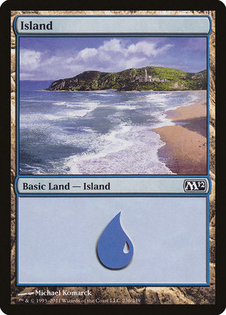 Island (236) [Magic 2012] | Dumpster Cat Games