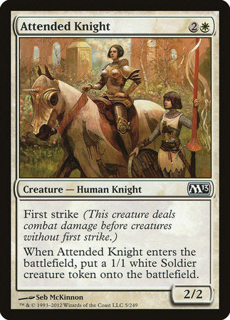 Attended Knight [Magic 2013] | Dumpster Cat Games