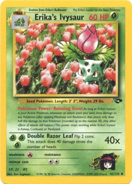 Erika's Ivysaur (41/132) [Gym Challenge Unlimited] | Dumpster Cat Games