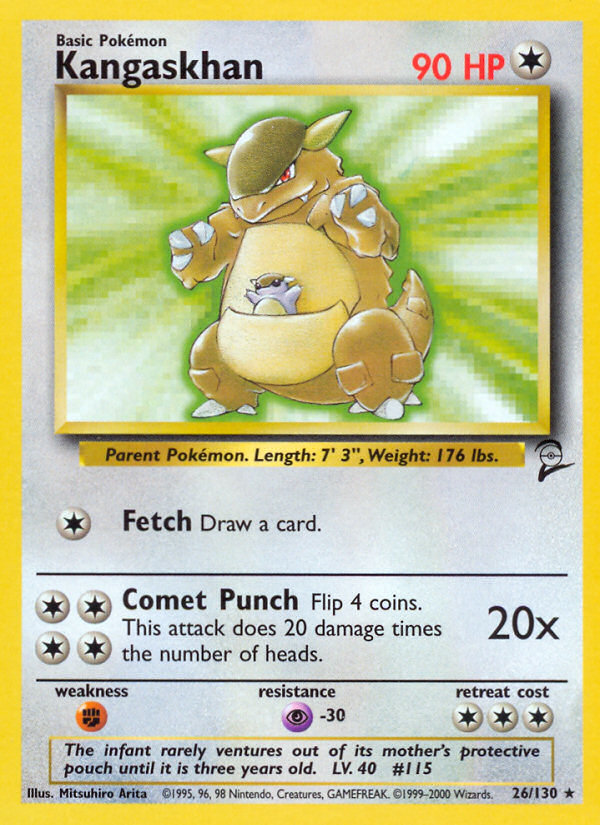 Kangaskhan (26/130) [Base Set 2] | Dumpster Cat Games