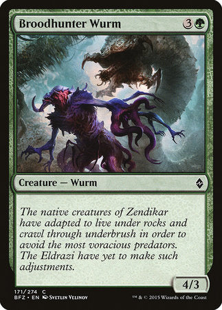 Broodhunter Wurm [Battle for Zendikar] | Dumpster Cat Games