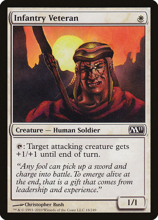 Infantry Veteran [Magic 2011] | Dumpster Cat Games
