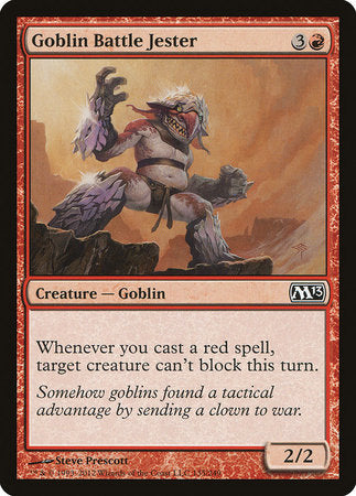 Goblin Battle Jester [Magic 2013] | Dumpster Cat Games