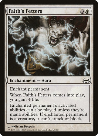 Faith's Fetters [Duel Decks: Divine vs. Demonic] | Dumpster Cat Games