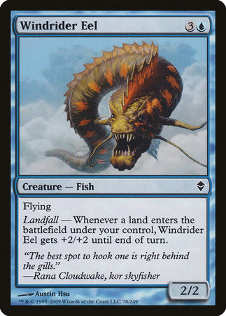 Windrider Eel [Zendikar] | Dumpster Cat Games