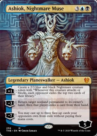 Ashiok, Nightmare Muse (Borderless) [Theros Beyond Death] | Dumpster Cat Games