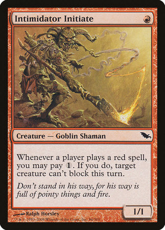 Intimidator Initiate [Shadowmoor] | Dumpster Cat Games