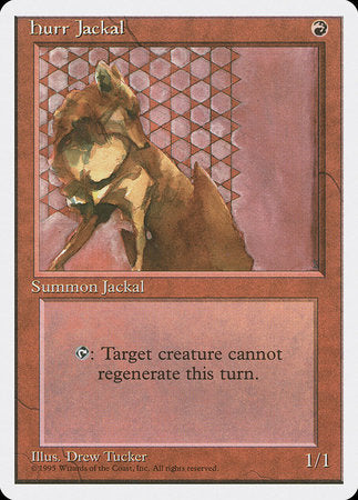 Hurr Jackal [Fourth Edition] | Dumpster Cat Games