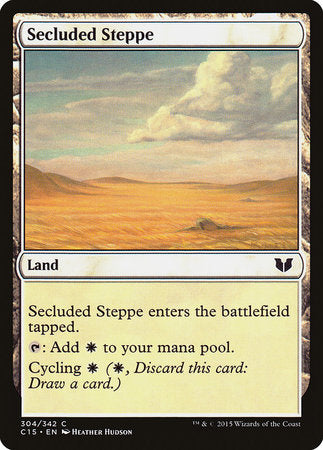 Secluded Steppe [Commander 2015] | Dumpster Cat Games