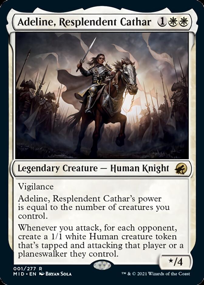 Adeline, Resplendent Cathar [Innistrad: Midnight Hunt] | Dumpster Cat Games