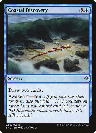 Coastal Discovery [Battle for Zendikar] | Dumpster Cat Games