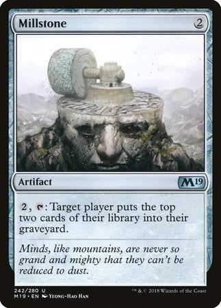 Millstone [Core Set 2019] | Dumpster Cat Games