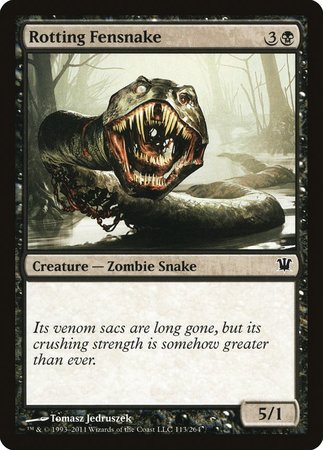 Rotting Fensnake [Innistrad] | Dumpster Cat Games