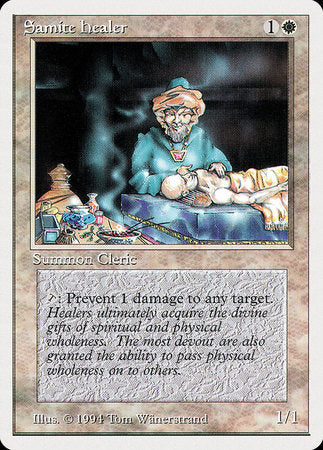 Samite Healer [Summer Magic / Edgar] | Dumpster Cat Games