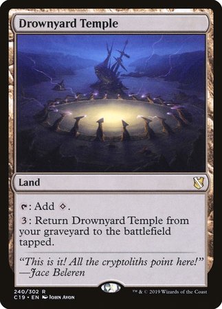 Drownyard Temple [Commander 2019] | Dumpster Cat Games