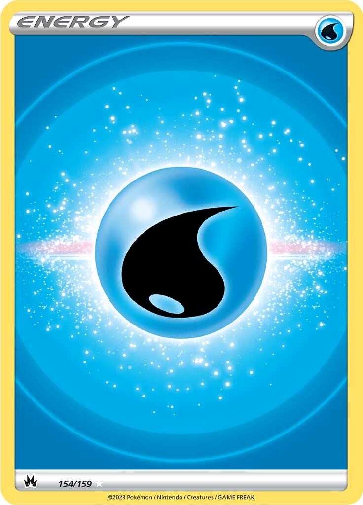 Water Energy (154/159) (Texture Full Art) [Sword & Shield: Crown Zenith] | Dumpster Cat Games