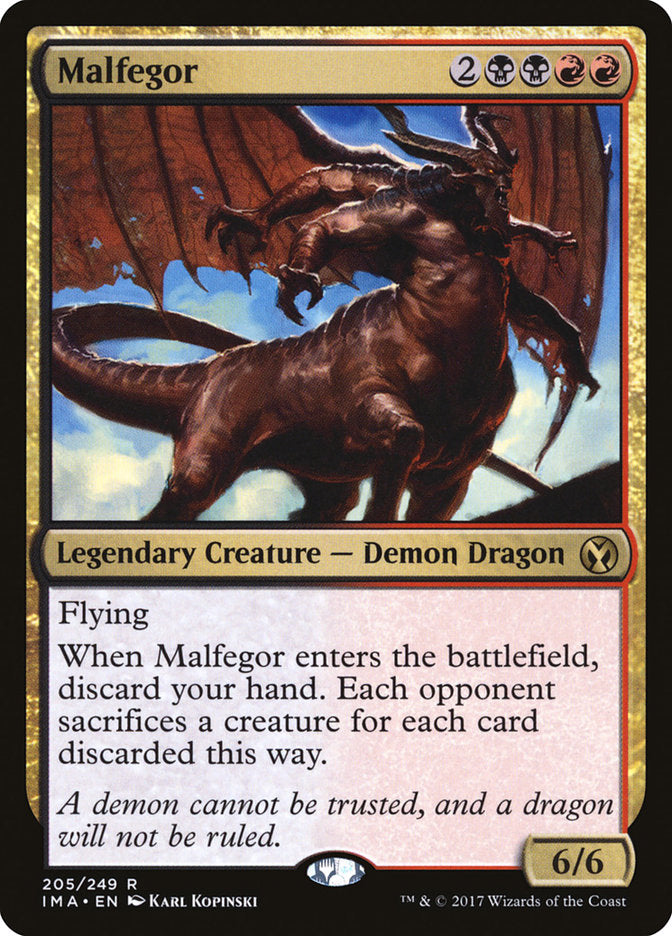 Malfegor [Iconic Masters] | Dumpster Cat Games