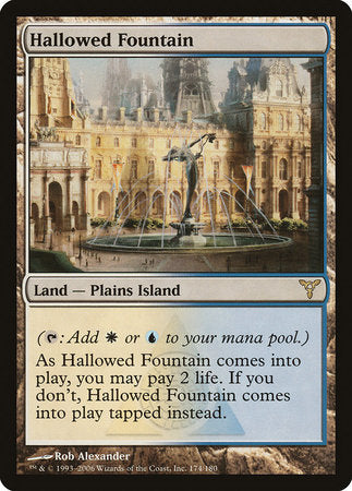 Hallowed Fountain [Dissension] | Dumpster Cat Games