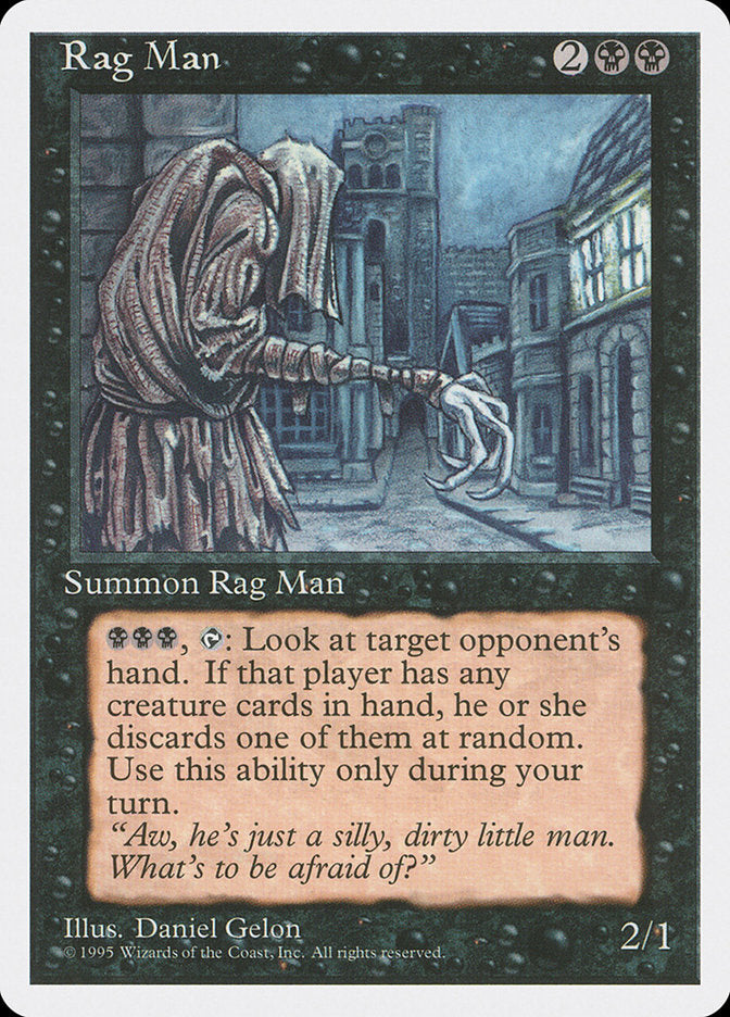 Rag Man [Fourth Edition] | Dumpster Cat Games