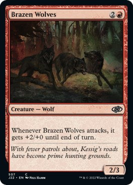 Brazen Wolves [Jumpstart 2022] | Dumpster Cat Games