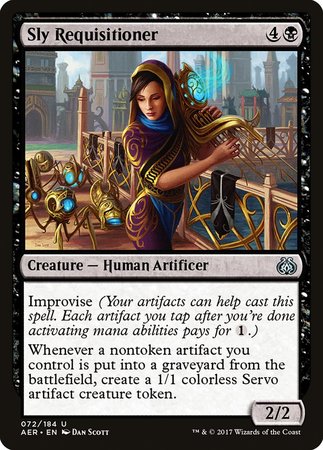 Sly Requisitioner [Aether Revolt] | Dumpster Cat Games