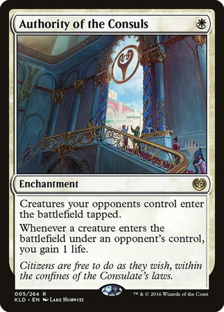 Authority of the Consuls [Kaladesh Promos] | Dumpster Cat Games