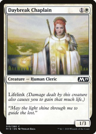 Daybreak Chaplain [Core Set 2019] | Dumpster Cat Games