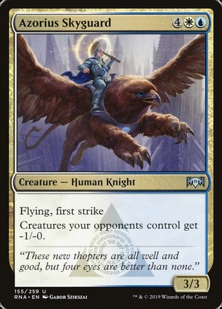 Azorius Skyguard [Ravnica Allegiance] | Dumpster Cat Games