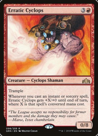 Erratic Cyclops [Guilds of Ravnica] | Dumpster Cat Games