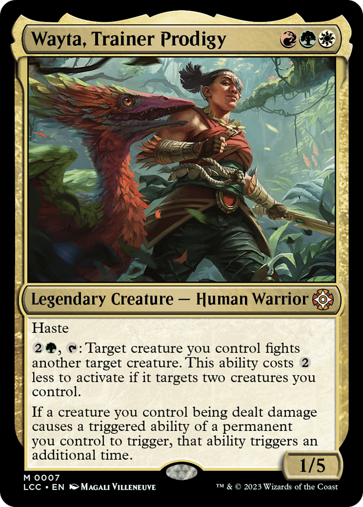 Wayta, Trainer Prodigy [The Lost Caverns of Ixalan Commander] | Dumpster Cat Games