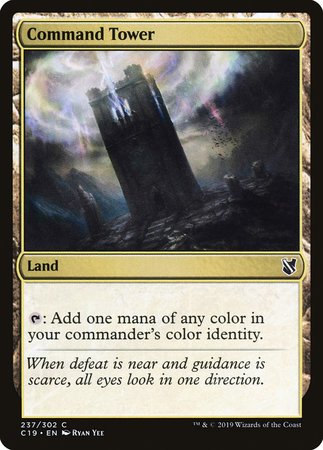 Command Tower [Commander 2019] | Dumpster Cat Games