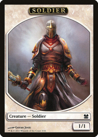 Soldier Token [Modern Masters Tokens] | Dumpster Cat Games