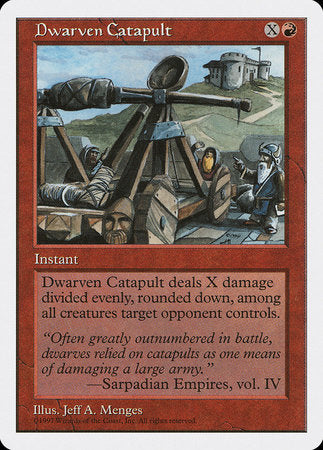 Dwarven Catapult [Fifth Edition] | Dumpster Cat Games