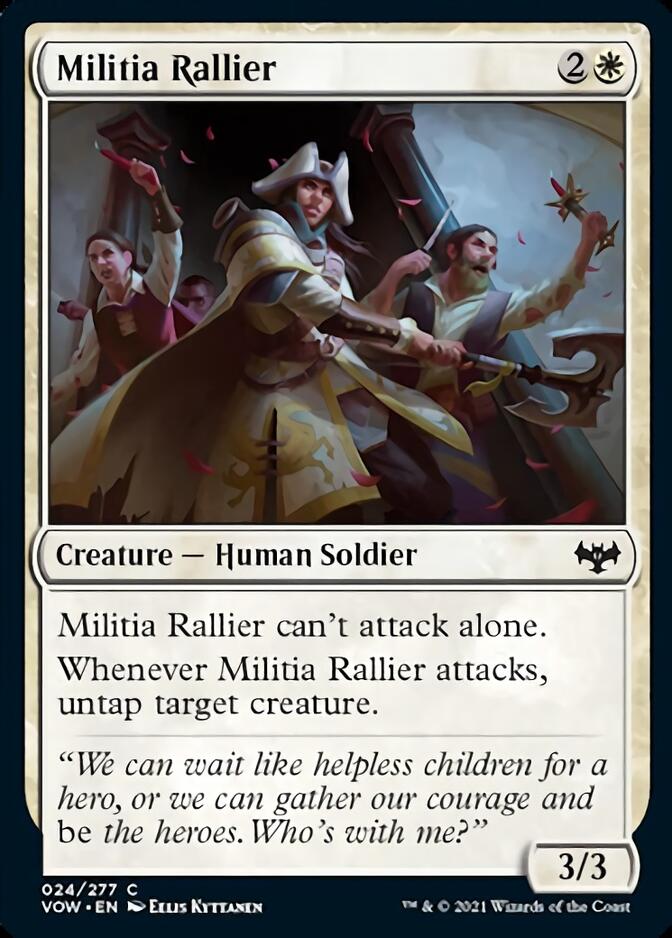 Militia Rallier [Innistrad: Crimson Vow] | Dumpster Cat Games