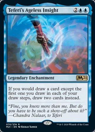 Teferi's Ageless Insight [Core Set 2021] | Dumpster Cat Games