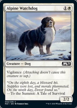 Alpine Watchdog [Core Set 2021] | Dumpster Cat Games