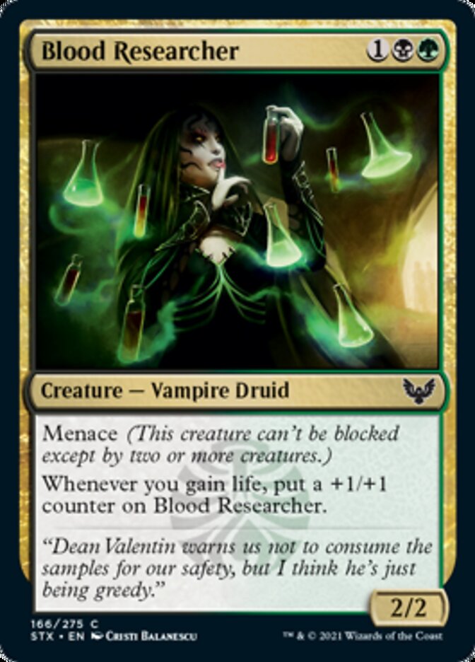 Blood Researcher [Strixhaven: School of Mages] | Dumpster Cat Games