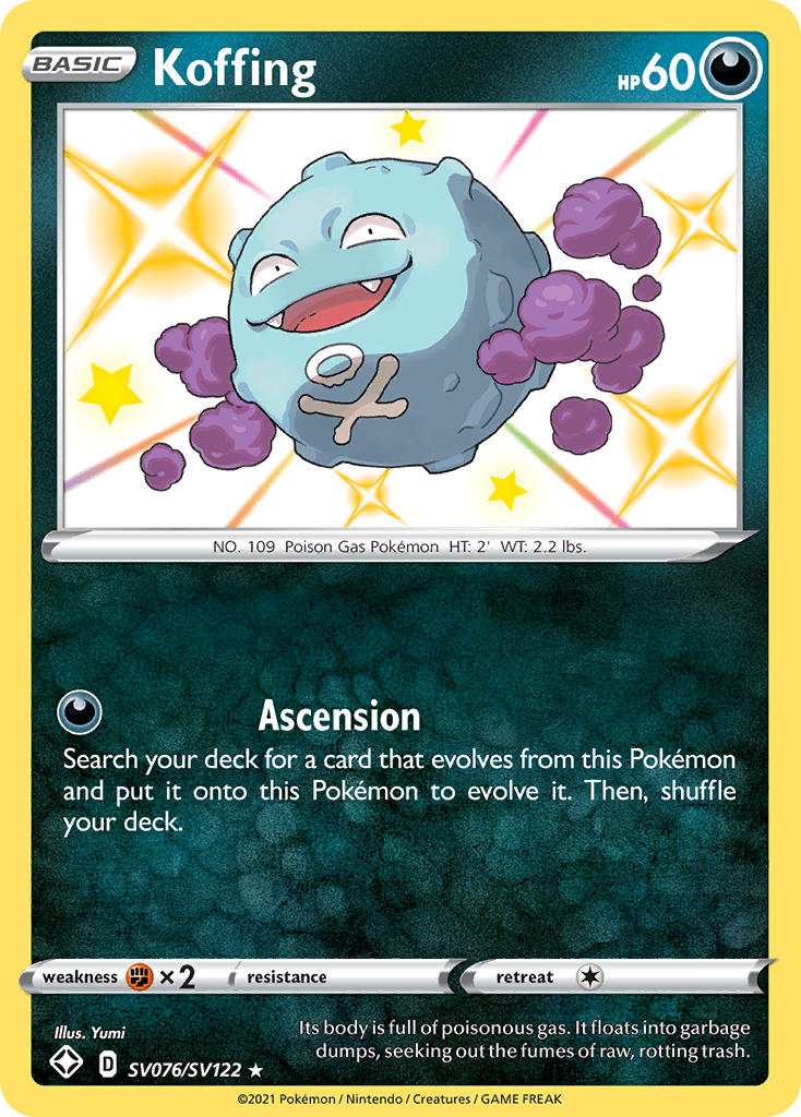 Koffing (SV076/SV122) [Sword & Shield: Shining Fates] | Dumpster Cat Games