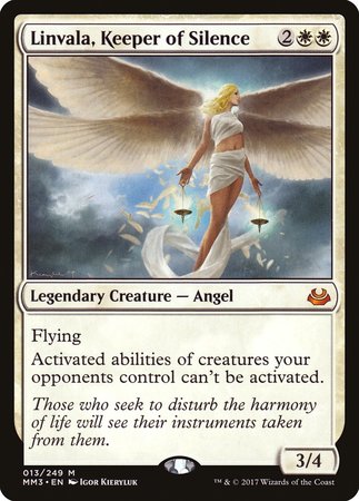 Linvala, Keeper of Silence [Modern Masters 2017] | Dumpster Cat Games
