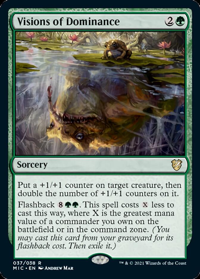 Visions of Dominance [Innistrad: Midnight Hunt Commander] | Dumpster Cat Games