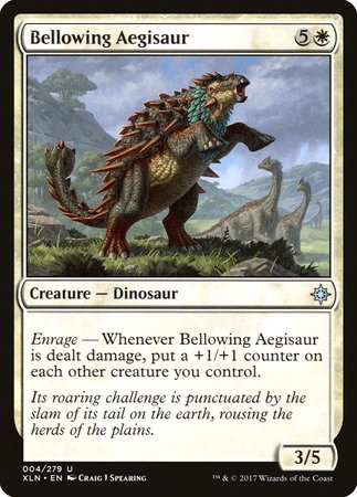 Bellowing Aegisaur [Ixalan] | Dumpster Cat Games